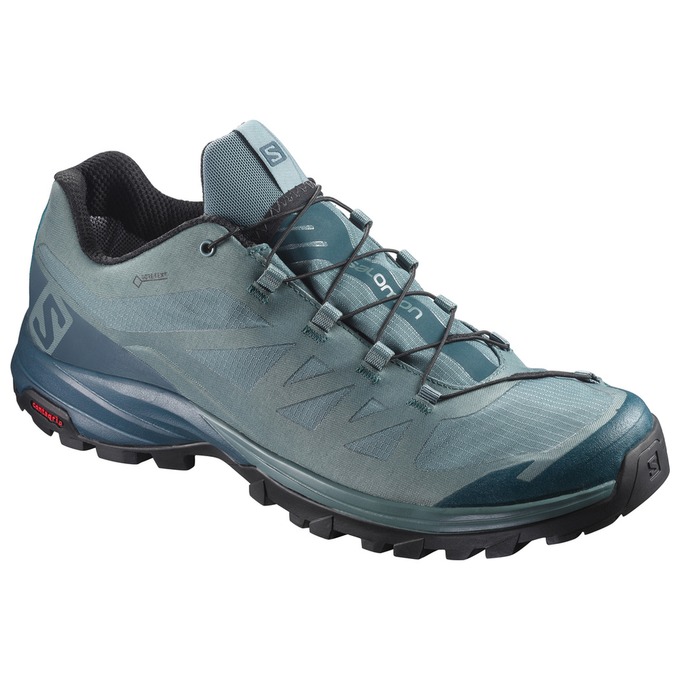 Zapatillas Trekking Salomon Hombre Azules Claro - Salomon Argentina OUTPATH GTX® ,847160-URD